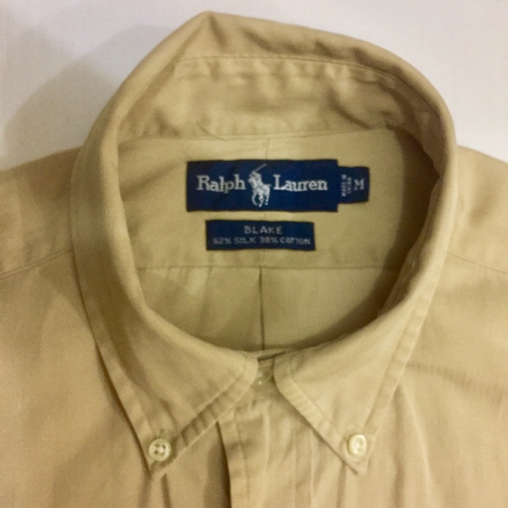 🌹HP🌹Silk Herringbone Shirt - Picture 3 of 5